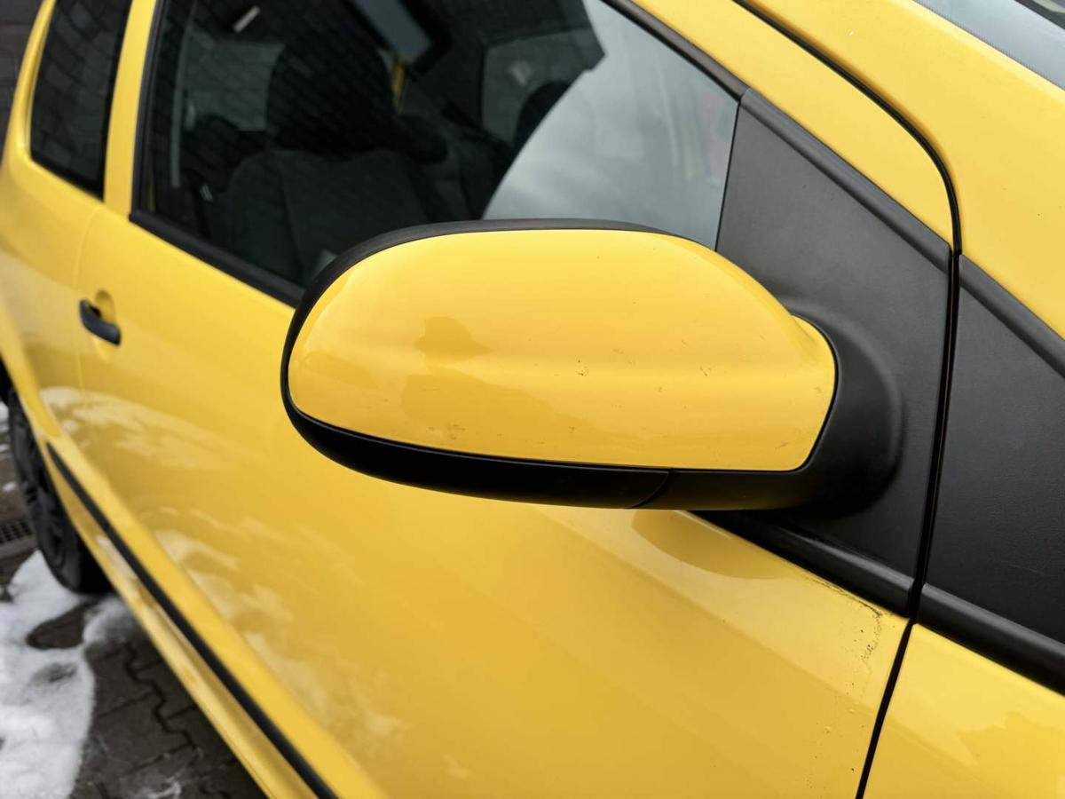 VW Fox original Au&szlig;enspiegel rechts elektrisch verstellbar LY1C Sonnengelb Bj.2007